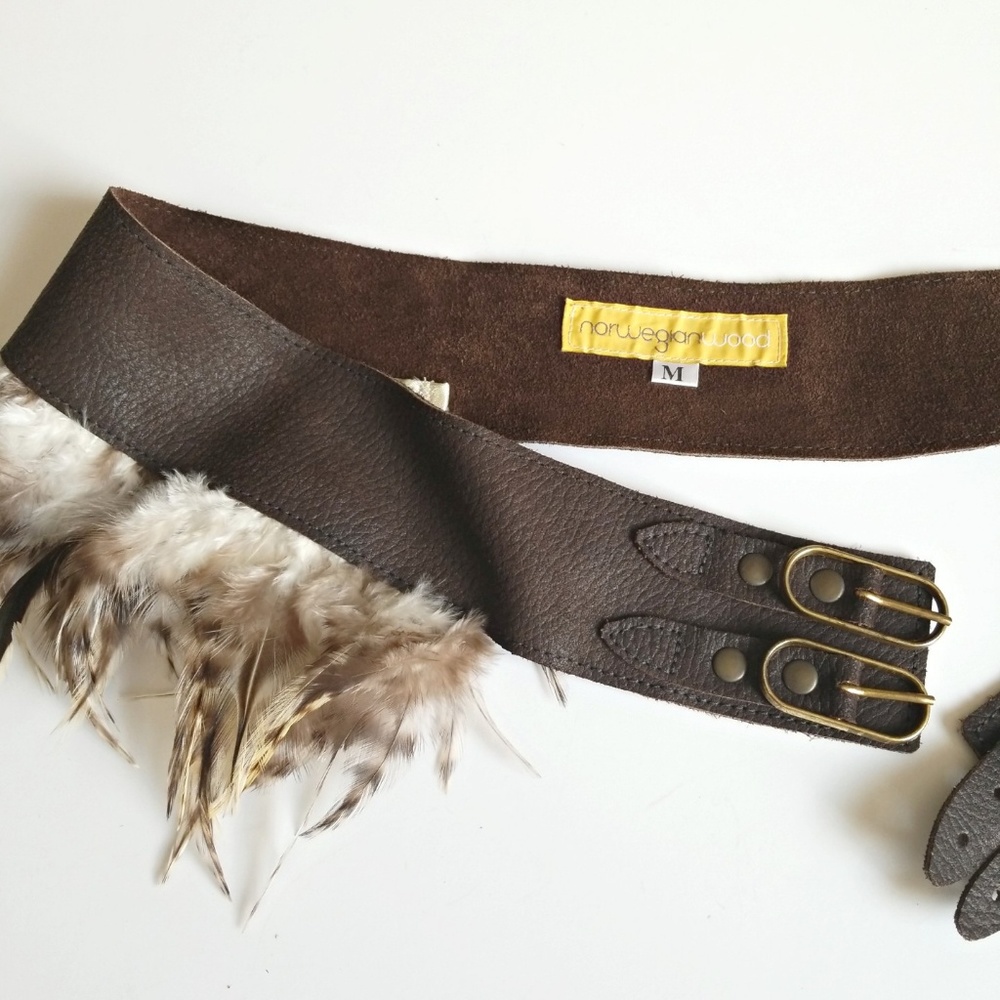 Free People Feather Hip Belt